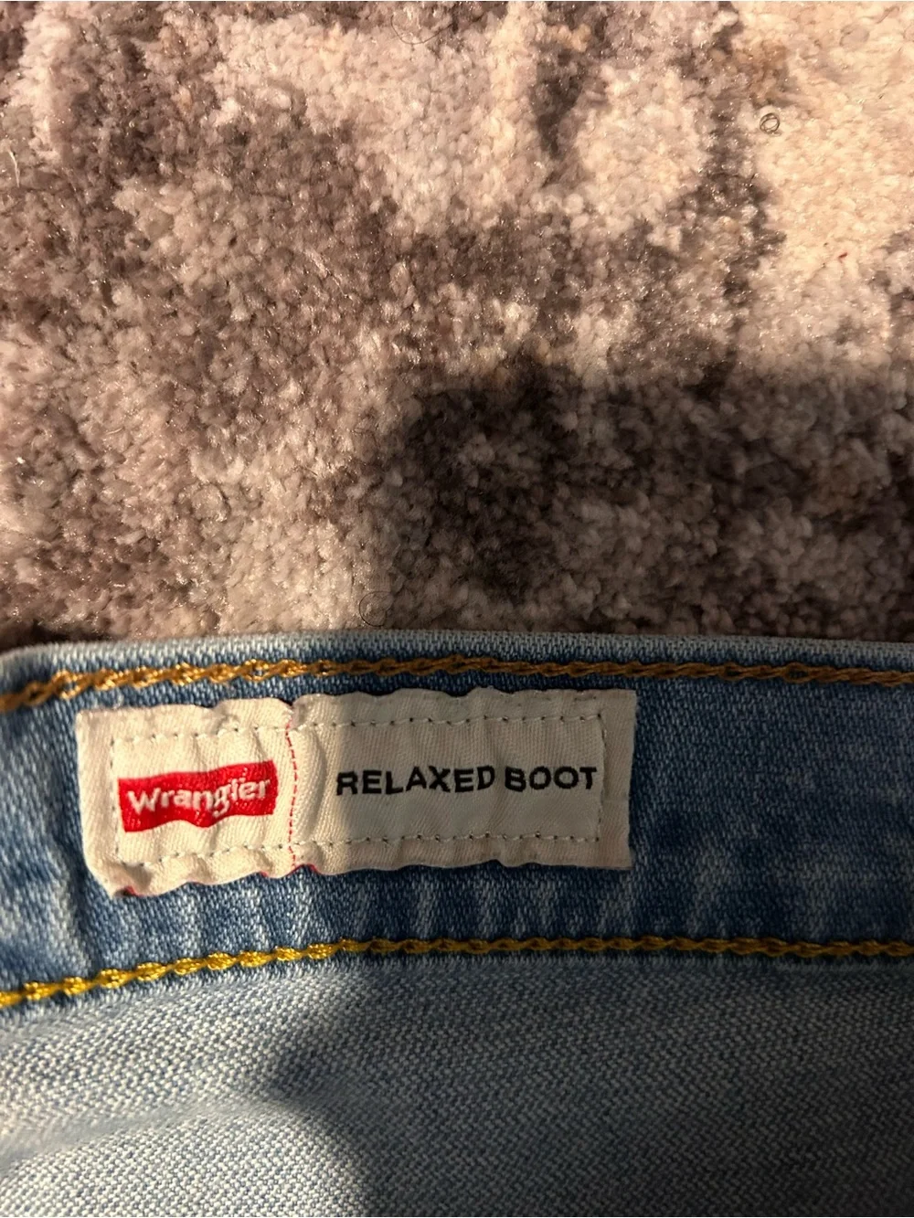 Wrangler Light Blue Relax Boot Mens Jeans